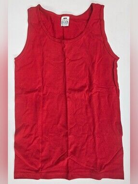 Pro Club Men's Comfort Cotton Tank Top Size Small in Red, New